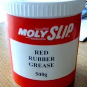 Molyslip Red Rubber.Защитная смазка резиновых уплотнений, тормозных и гидравлических шлангов 0,5 кг