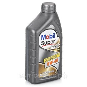 Моторное синтетическое масло Mobil SUPER 3000 X1 5W-40, канистра 1 литр
