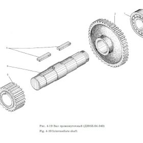 Шестерня ЗP43 Д395Б-04-041 для ДЗ-98 поз.2