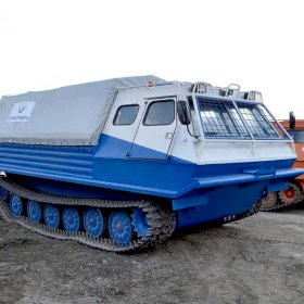 Снегоболотоход многоцелевой КТМ-10Г грузопассажирский с грузовой платформой
