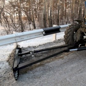 Отвал ОТ-5 для уборки снега под бордюрными ограждениями