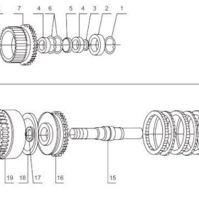 Пластина фрикционная ZL50G2-03408