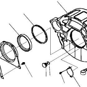 Картер маховика 16Y-02A-00001