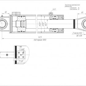Гидроцилиндр ЦГ-110.63х1050.11