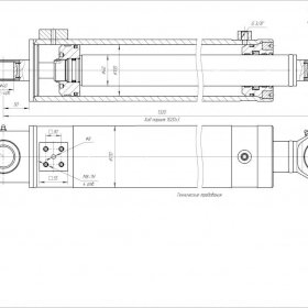 Гидроцилиндр ЦГ-100.60х1020.11
