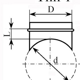 Врезка круглая в воздуховод