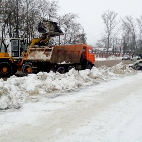 Очистка автомобильных дорог от снега