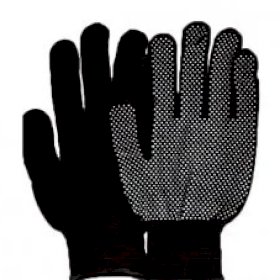 Нейлоновые перчатки с ПВХ