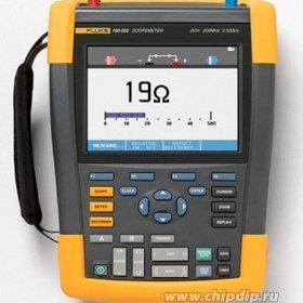 Fluke 190-202, Осциллограф, 2 канала x 200МГц, цветной дисплей (Госреестр)