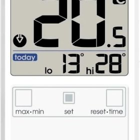 01588, Термометр цифровой оконный в ультратонком (7 мм) корпусе, внешняя температура