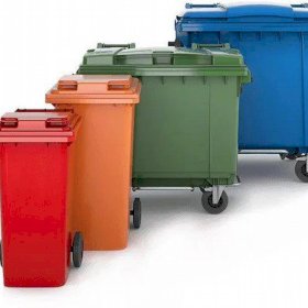 Пластиковые мусорные контейнеры (120, 240, 1100 л)