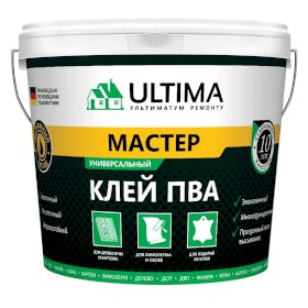 Клей ПВА Ultima МАСТЕР, ведро 2,3кг, ULTMST23