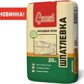 Старатели Шпаклевка фасадная СЕРАЯ, 20 кг( 72 м/подд)