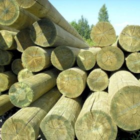 Опора деревянная ЛЭП 9.5м (160-200)