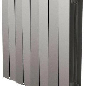 Royal Thermo PianoForte 500 - 8 секций радиатор отопления Silver Satin Серебристый