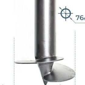 СВСН-76/250/5500 (Винтовые сваи диаметром 76 мм труба 3 мм, лопасть 4 мм)