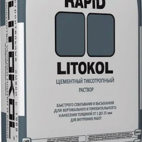 Шпатлевка для стен и пола «Litoplan Rapid» 25кг, LITOKOL