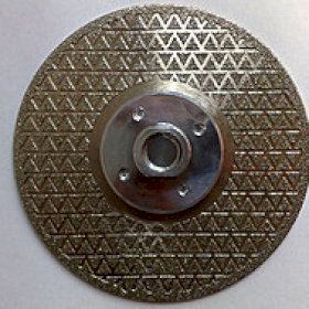 Алмазный диск гальванический 125 м 14 мм односторонний по мрамору производство HESS EXIN