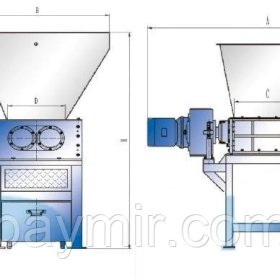 Шредер двухвальный GL3280 (3E)