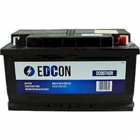Аккумулятор DC80740R edcon 80Ah 740A