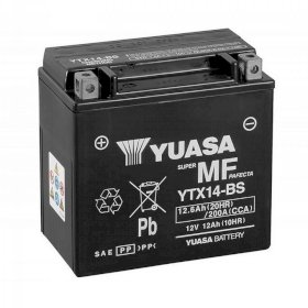 Аккумулятор yuasa YTX14-BS 12 Ач прям