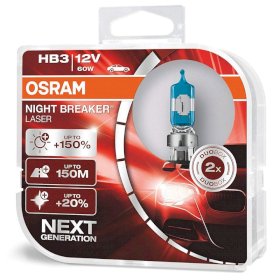 Галогеновые лампы Osram HB3 Night Breaker Laser Ne