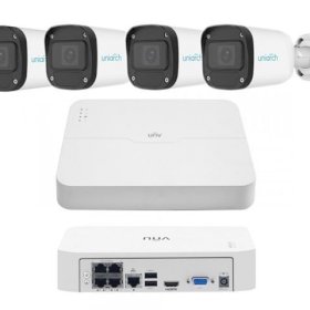 Комплект видеонаблюдения 4 IP камеры