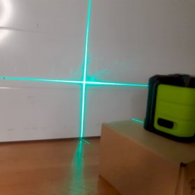Лазерный уровень 2 линии зеленый луч Mufasha
