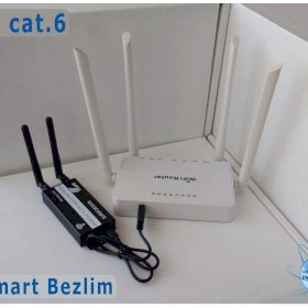 Комплект для Интернета 4G модем cat.6 + роутер ZBT