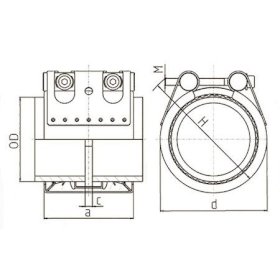 Хомут DN159 Norma Grip E W2 (157,3-160,7) epdm,WP