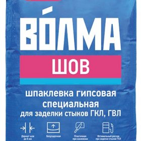 ШПАКЛЁВКА ГИПСОВАЯ АРМИРОВАННАЯ ВОЛМА-ШОВ 20 КГ