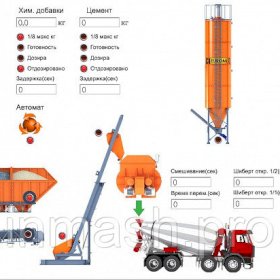 Автоматическая система управления бетонным заводом АСУ EUROMIX BETONCONTROL PRO (SCADA)