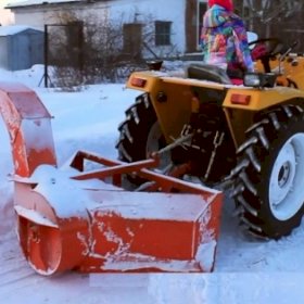 Снегоочиститель роторный Уралец 2м