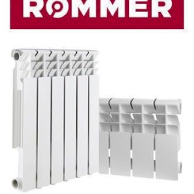Радиатор отопления алюминиевый ROMMER OPTIMA 350/80 (КИТАЙ)