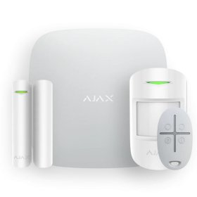 AJAX StarterKit (белый). Комплект беспроводной GSM сигнализации на 2 зоны.