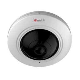 Сетевая внутренняя купольная панорамная видеокамера HiWatch DS-I351 1.16mm, 3Мп, SD карта