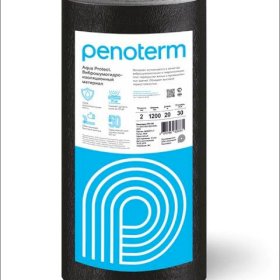 Виброшумоизоляционный материал Пенотерм НПП ЛЭ К Aqua Protect 8,0х1250х50