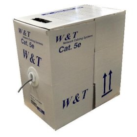 Кабель W&T PVC CAT 5E UTP 4*2*0.51