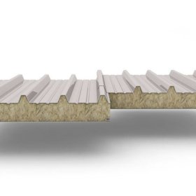 Панель металлическая стеновая МПСП ширина 1000 мм толщина 100мм