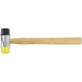 Молоток рихтовочный, бойки 35 мм, комбинированная головка, деревянная ручка. SPARTA