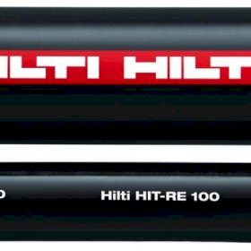 Химический анкер HILTI HIT-RE 100 (эпоксидная смола, бетон без трещин).