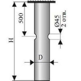 Фундамент металлический ФЧ2-90(180)-1,0-89
