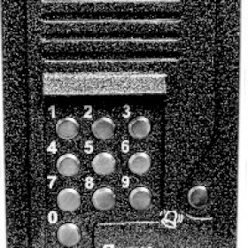 Панель врезная Полис-62 с клавиатурой 4-х проводная